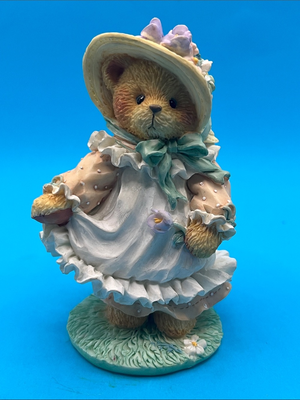 Vintage 1994 Cherished Teddies HOPE “Our love is ever blooming” figurine
